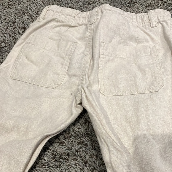 Boys linen type fabric long pants by GapKids size 6 regular - Picture 5 of 5